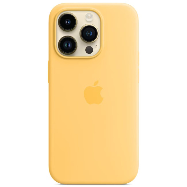 Чехол для iPhone 14 Pro Silicone Case Magsafe Sunglow