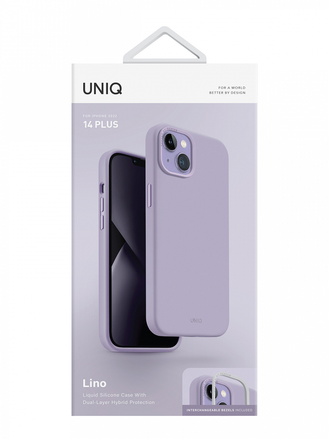 Uniq для iPhone 14 Plus чехол LINO Lavender Uniq для iPhone 14 Plus чехол LINO Lavender