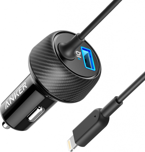 АЗУ Anker PowerDrive 2 Elite with Lightning Connector UN