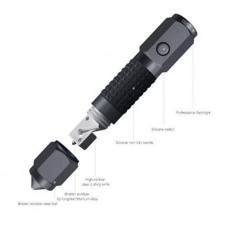 Фонарик для автомобиля 3 в 1 Xiaomi LEAO Portable CREEXP-E2 Фонарик для автомобиля 3 в 1 Xiaomi LEAO Portable CREEXP-E2