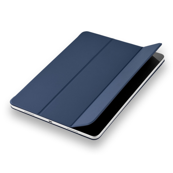Чехол защитный Ubear Touch Case Folio, iPad Pro 12.9 (2022/2021/2020/2018), магнитный, софт тач, темно-синий Чехол защитный Ubear Touch Case Folio, iPad Pro 12.9 (2022/2021/2020/2018), магнитный, софт тач, темно-синий