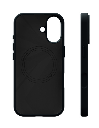Чехол защитный VLP Aster Pro Case с MagSafe для iPhone 17, черный