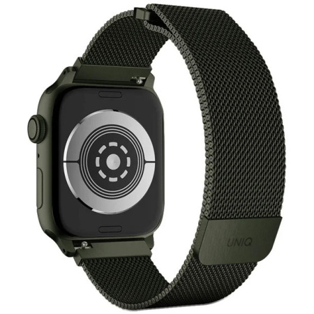 Ремешок Uniq для Apple Watch 41/40/38 mm Dante Strap Mesh Steel Green