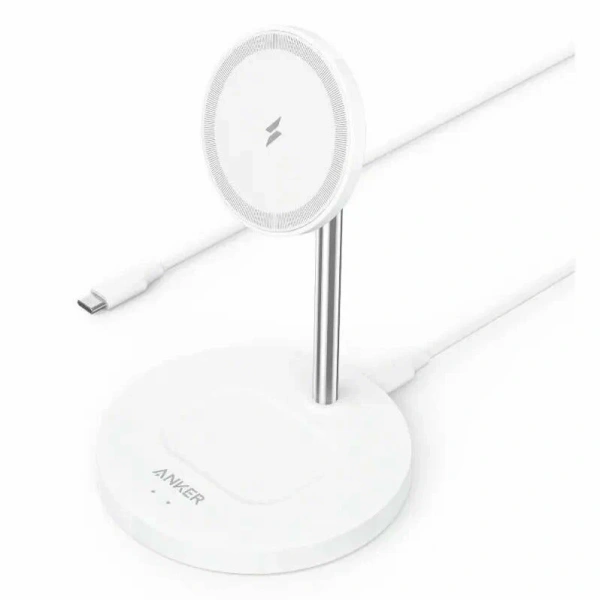 Беспроводное зарядное устройство Anker PowerWave 2-в-1 Lite, Белый