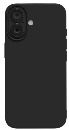 Чехол AceCase Soft Shell iPhone 16 (KA005) Black