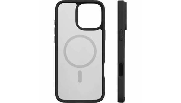 Чехол защитный VLP LITE Haze Case с MagSafe для iPhone 16 ProMax, черный