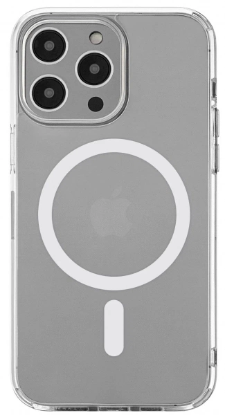 Чехол защитный uBear Real Mag Case для iPhone 14 Pro, MagSafe совместимый, усиленный, прозрачный Чехол защитный uBear Real Mag Case для iPhone 14 Pro, MagSafe совместимый, усиленный, прозрачный