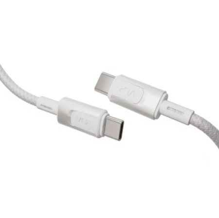 Кабель VLP Force Line Magnet USB-C, 1.5м, 100W USB 2.0, белый