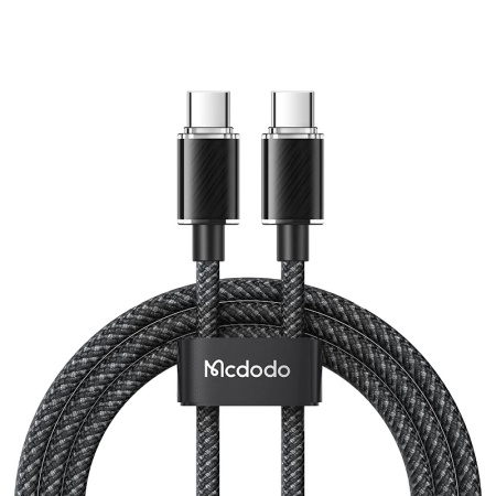 Кабель Mcdodo Type-C to Type-C Colorfull Crystal Series 1.2 m CA-3670 Black