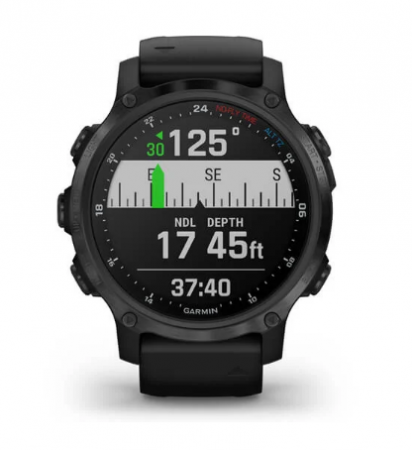 Умные часы Garmin Descent Mk2S Carbon Gray DLC with Black Silicone Band Умные часы Garmin Descent Mk2S Carbon Gray DLC with Black Silicone Band