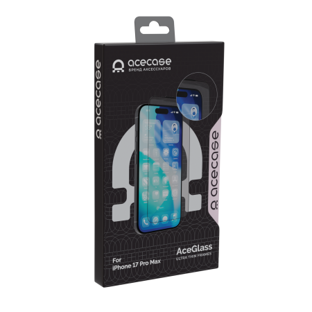 Защитное стекло AceGlass Антишпион for iPhone 17 ProMax