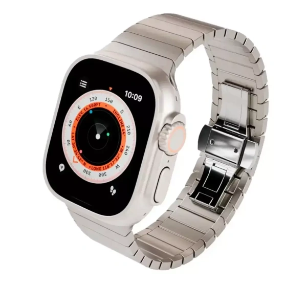 Ремешок VLP Titanium Band для Apple Watch 42/44/45/49, серый