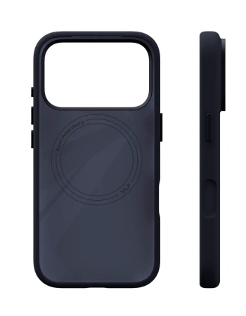 Чехол защитный VLP Aster Pro Case с MagSafe для iPhone 17 Pro, темно-синий