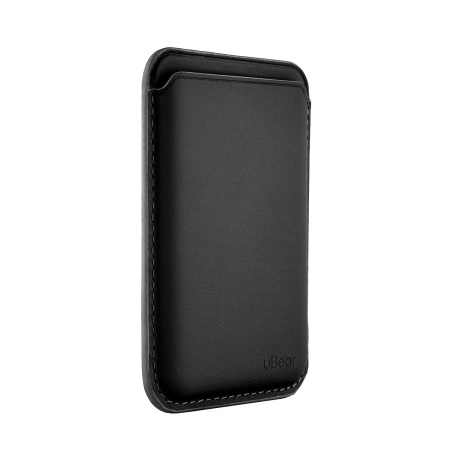 Чехол защитный uBear Leather Shell Case, кардхолдер, натуральная кожа, чёрный Чехол защитный uBear Leather Shell Case, кардхолдер, натуральная кожа, чёрный