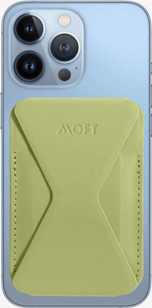 Картхолдер подставка для iPhone Moft Snap-On Green