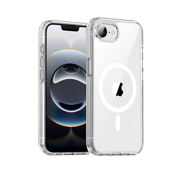 Чехол накладка iPhone 16e 6.1" (2025) Gurdini Alba Series Protective with Magsafe Clear