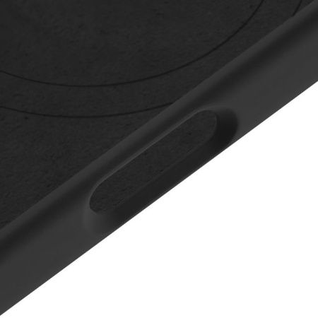 Чехол защитный uBear Touch Mag Case для iPhone 17 Pro Max, MagSafe, силикон, софт-тач, Черный