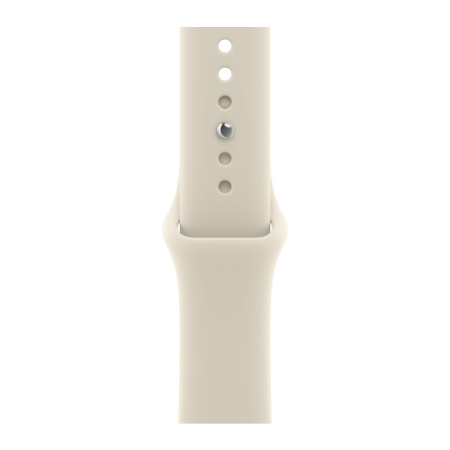 Apple Watch S12, 46 mm, корпус из алюминия бронзового цвета, спортивный ремешок бежевого цвета
