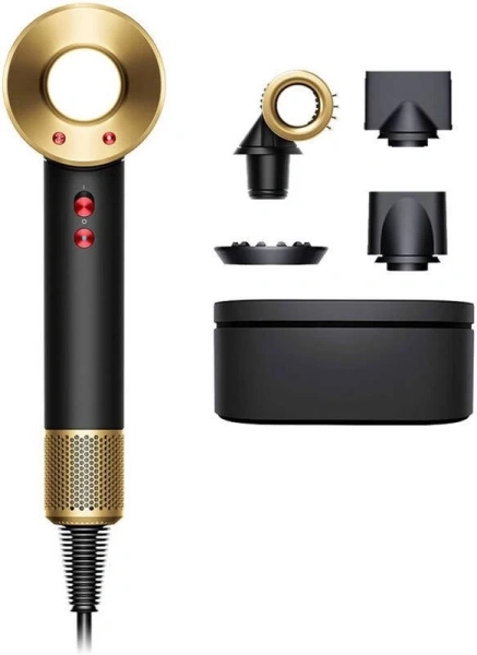 Фен Dyson Supersonic HD 15 (Gold/Onyx) + кейс