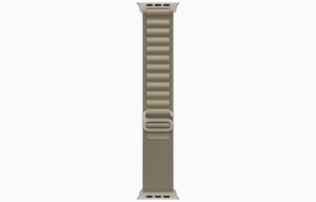 Apple Watch Ultra 2 Titanium Case with Olive Alpine Loop Medium