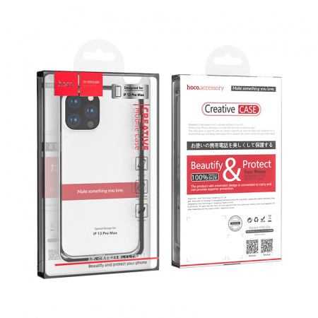 Чехол для iPhone 13 Pro Max Hoco TPU Прозрачный Чехол для iPhone 13 Pro Max Hoco TPU Прозрачный