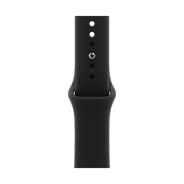 Apple Watch S12, 42 mm, корпус из алюминия черного цвета, спортивный ремешок черного цвета