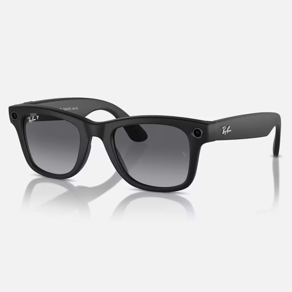 Умные очки Ray-Ban Meta Smart Glasses Wayfarer Matte Black/Polar Gradient Graphite Умные очки Ray-Ban Meta Smart Glasses Wayfarer Matte Black/Polar Gradient Graphite