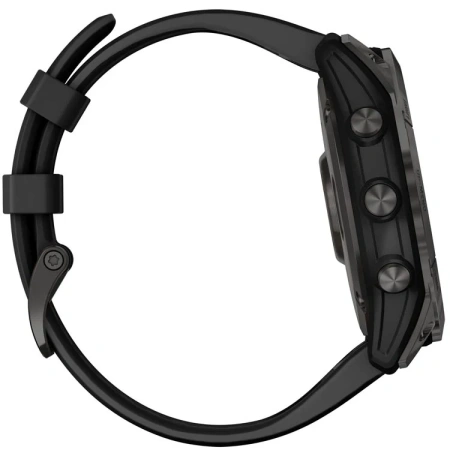 Умные часы Garmin Fenix 7X Sapphire Solar Wi-Fi, серый/черный