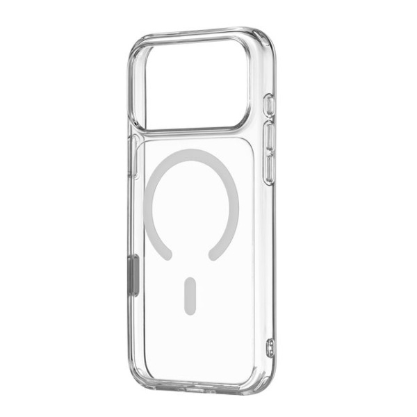 Чехол защитный uBear Real Mag Case для iPhone 17 Pro Max, MagSafe, усиленный, Прозрачный Чехол защитный uBear Real Mag Case для iPhone 17 Pro Max, MagSafe, усиленный, Прозрачный