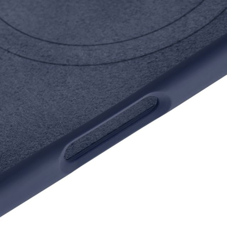 Чехол защитный uBear Touch Mag Case для iPhone 17 Air, MagSafe, силикон, софт-тач, Темно-синий