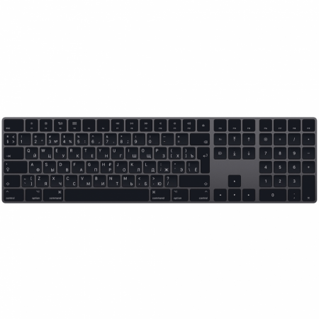 Клавиатура Magic Keyboard с цифровой панелью "серый космос" Клавиатура Magic Keyboard с цифровой панелью "серый космос"