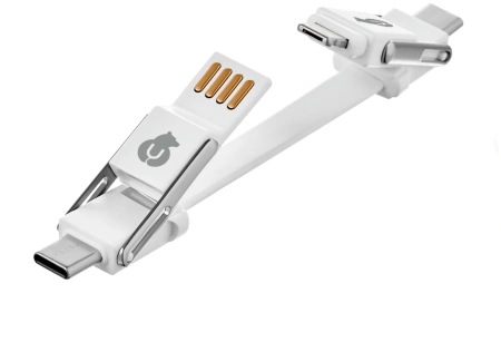 Кабель uBear Life Switch Key Ring Cable 6 in 1, белый Кабель uBear Life Switch Key Ring Cable 6 in 1, белый