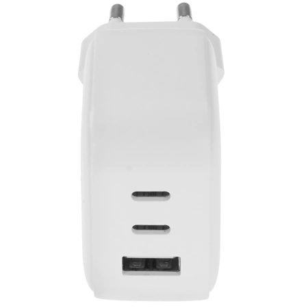 Сетевое зарядное устройство VLP G-Charge 65Вт USB-C+USB-C+USB-A, PD, QC, белый