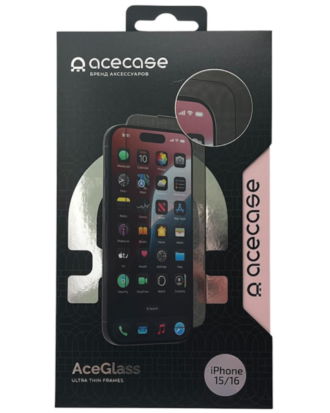 Защитное стекло AceGlass Антишпион for iPhone 15\16