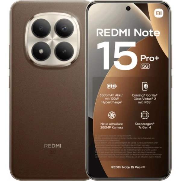 Xiaomi Redmi Note 15 Pro+ 5G 12/512Gb Mocha Brown