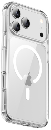 Чехол накладка iPhone 17 Pro 6.3" Gurdini Alba Series Protective with Magsafe Clear