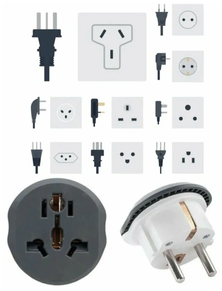 Евро-переходник на все виды розеток Vearto Евро-переходник на все виды розеток Vearto