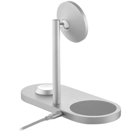 Беспроводное зарядное устройство uBear Stage 3 in 1 (WL07SL31-AD), серебристый