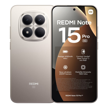 Xiaomi Redmi Note 15 Pro 8/256Gb 5G Titanium Color