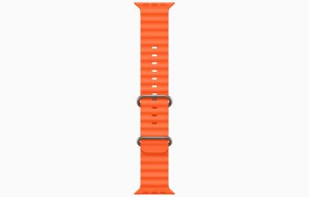 Apple Watch Ultra 2 Titanium Case with Orange Ocean Band