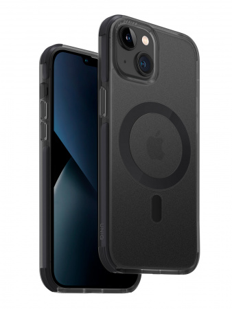 Чехол для iPhone 14 Plus Uniq Combat Antifingerpint Charcoal (MagSafe) Чехол для iPhone 14 Plus Uniq Combat Antifingerpint Charcoal (MagSafe)