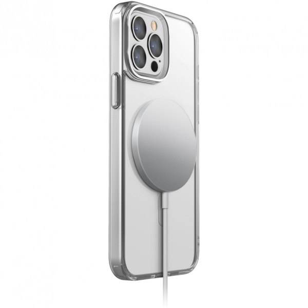 Uniq для iPhone 14 Pro чехол Combat AF Satin Clear (MagSafe)