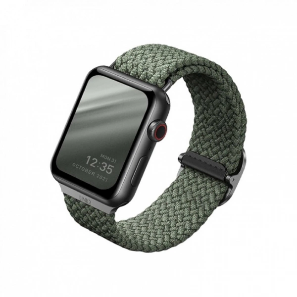 Ремешок Uniq для Apple Watch 41/40/38 mm ASPEN Strap Braided Green