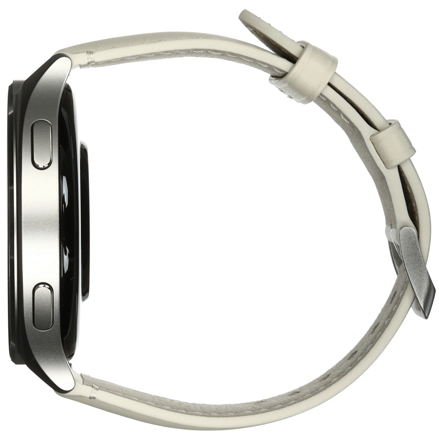 Смарт-часы Xiaomi Watch 2 с кожаным ремешком бежевого цвета