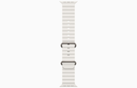 Apple Watch Ultra 2 Titanium Case with White Ocean Band