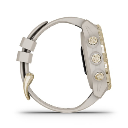 Умные часы Garmin Descent Mk2S Light Gold with Light Sand Silicone Band Умные часы Garmin Descent Mk2S Light Gold with Light Sand Silicone Band