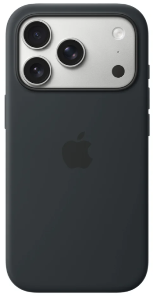Чехол накладка для iPhone 17 Pro 6.3" Silicone Case (Button/Magsafe) Black