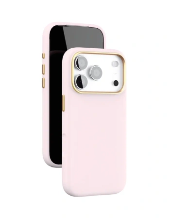 Чехол защитный VLP Aster Pro Case с MagSafe для iPhone 17 Pro, розовый
