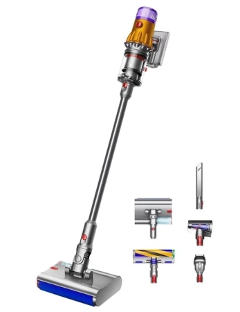 Вертикальный пылесос Dyson V12S Detected Slim Submarine (SV46), Yellow/Nickel