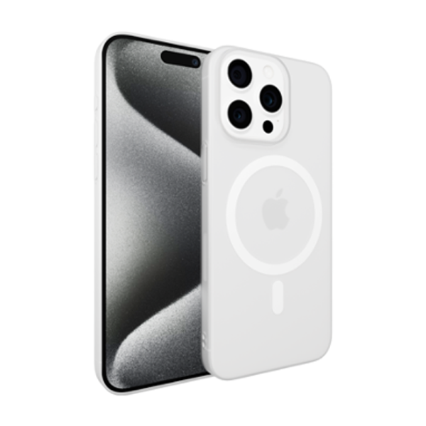 Чехол накладка iPhone 16 Pro Max 6.9" Gurdini Slim Series with Magsafe White Чехол накладка iPhone 16 Pro Max 6.9" Gurdini Slim Series with Magsafe White